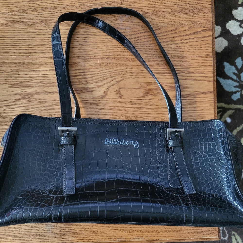 Billabong faux croc purse